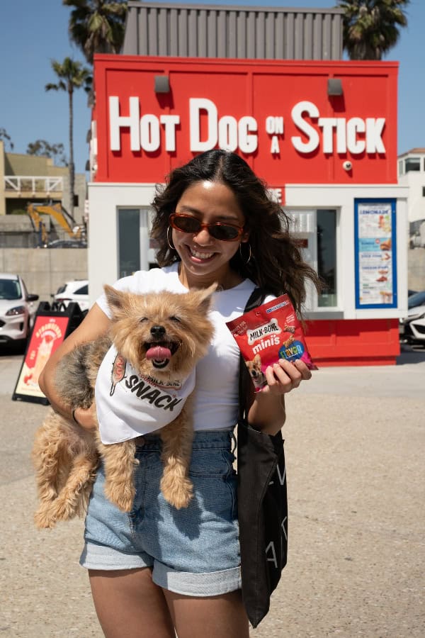 Hot Dog on a Stick x Milk Bone