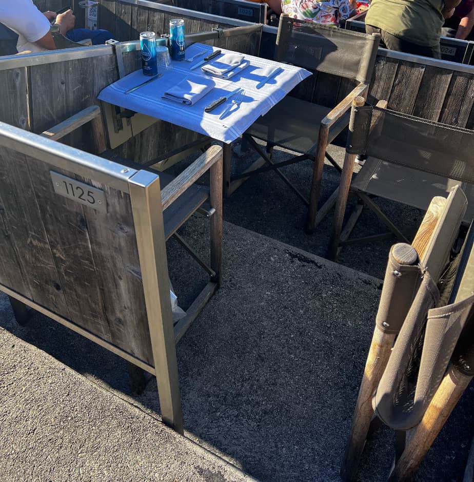 Sample Box Seats at The Hollywood Bowl