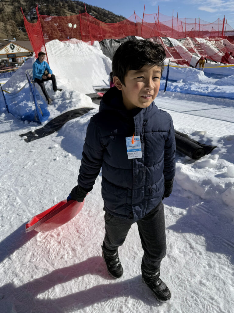 Sledding at Yeti Snow Play