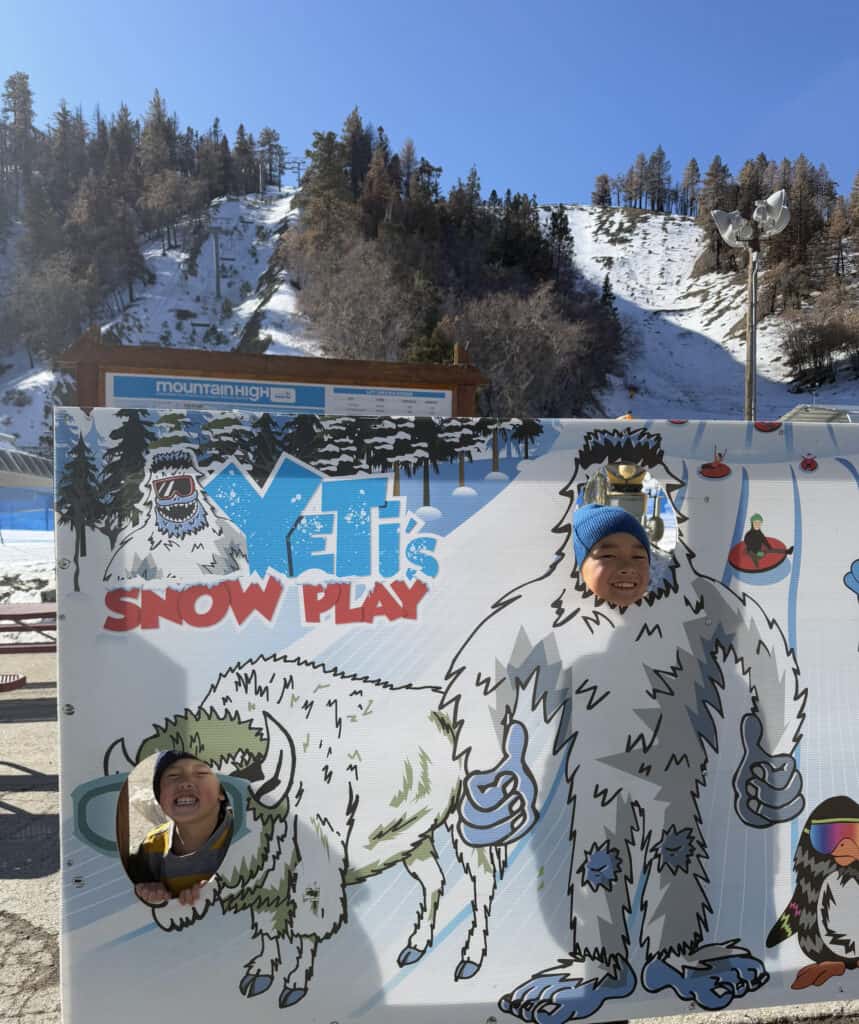 Yeti Snow Play Signage